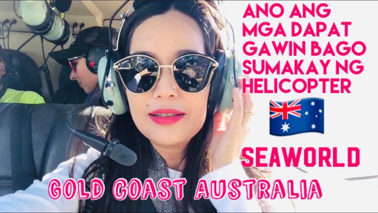 SEAWORLD HELICOPTER Part 1 GOLD COAST AUSTRALIA 🇦🇺