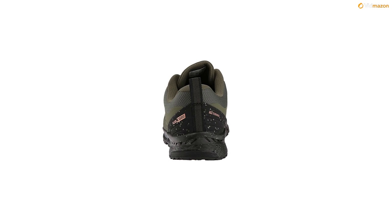 New Balance Men's Nitrel v1 FuelCore Trail Running Shoe, Dark Covert Green, 11.5 4E US
