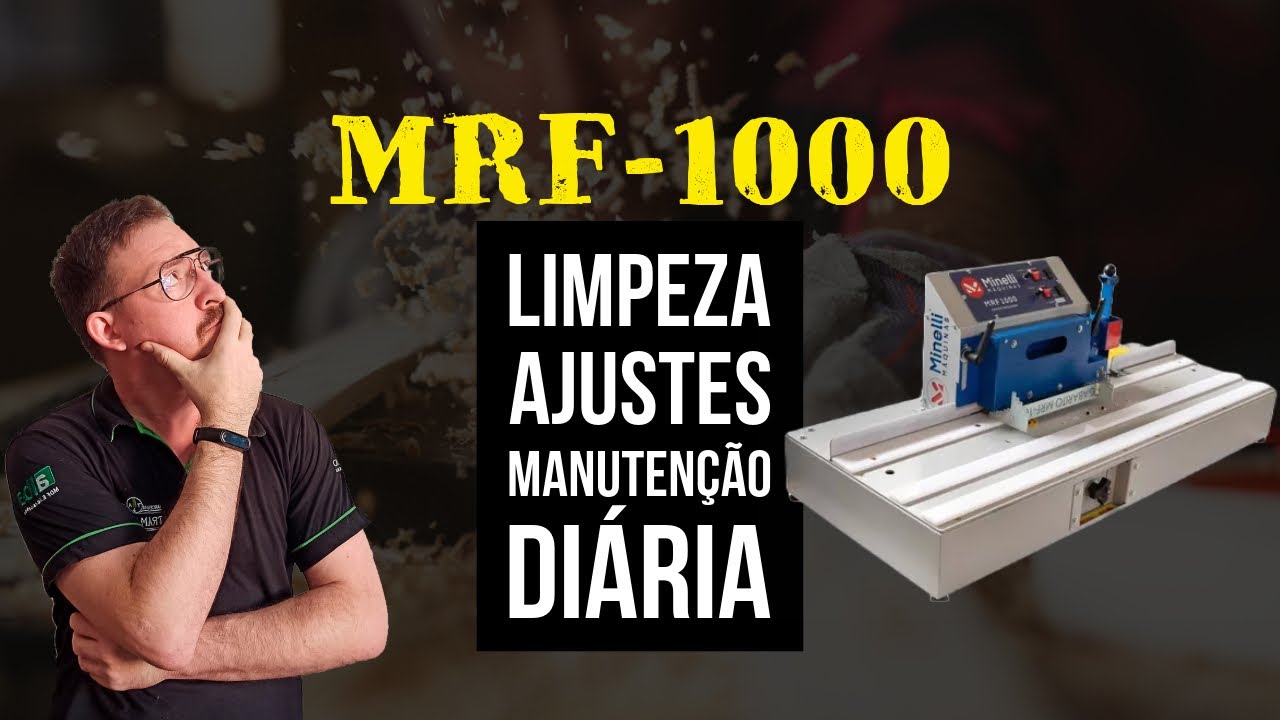 Como cuidar da sua MRF-1000 - Reclamações dos Marceneiros e como resolver aí na sua marcenaria.