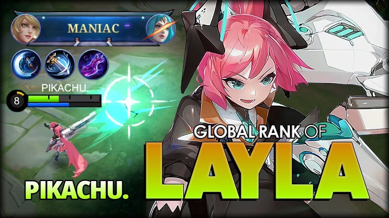 RIP Savage! Underrated But Deadly. PIKACHU. Global Rank of Layla - Mobile Legends: Bang Bang