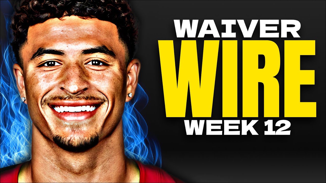 Week 12 Waiver Wire - 7 Moves To Make Immediately