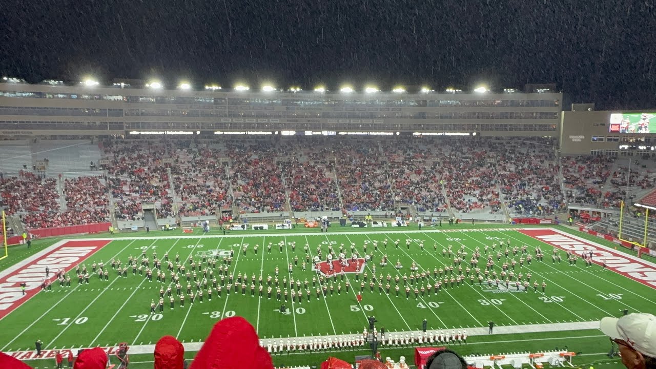 University of Wisconsin Marching Band halftime 11/8/25: Musical Tribute for the Greatest Generation 