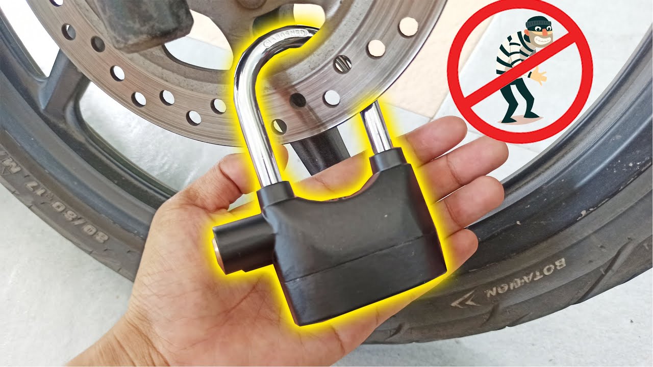 Review Gembok Alarm Motor, Maling Pada Kabur
