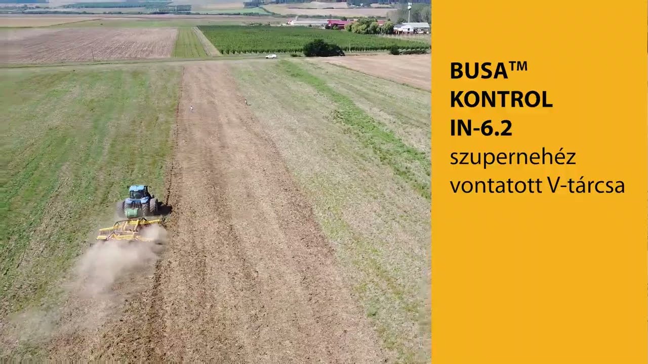 BUSA Kontrol IN 6,2 szuperneh&eacute;z vontatott V t&aacute;rcsa