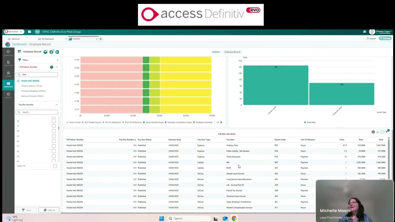 Definitiv Evo - Analytics