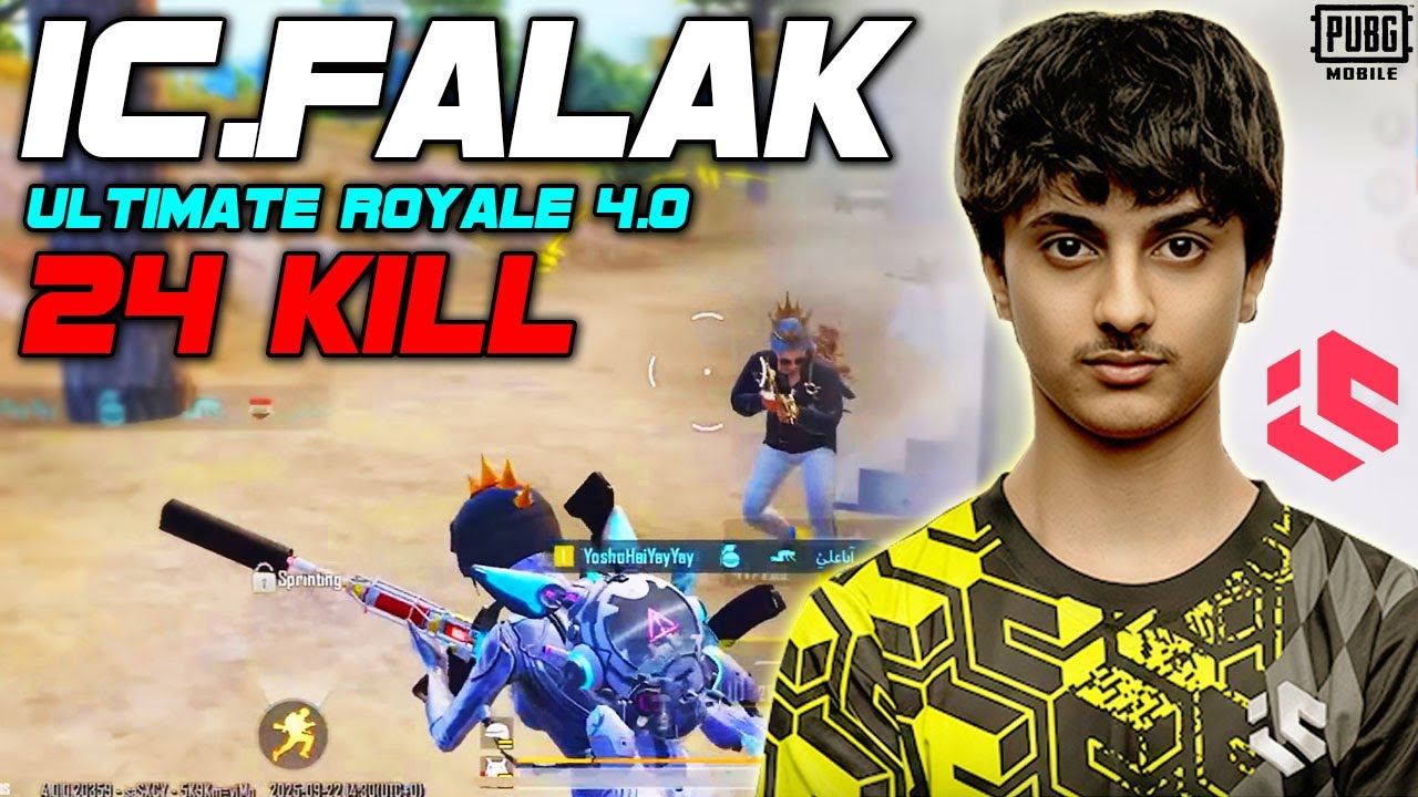 PUBG Mobile Pakistan : IC.FALAK Ultimate Royale 4.0 Highlight Ep.398