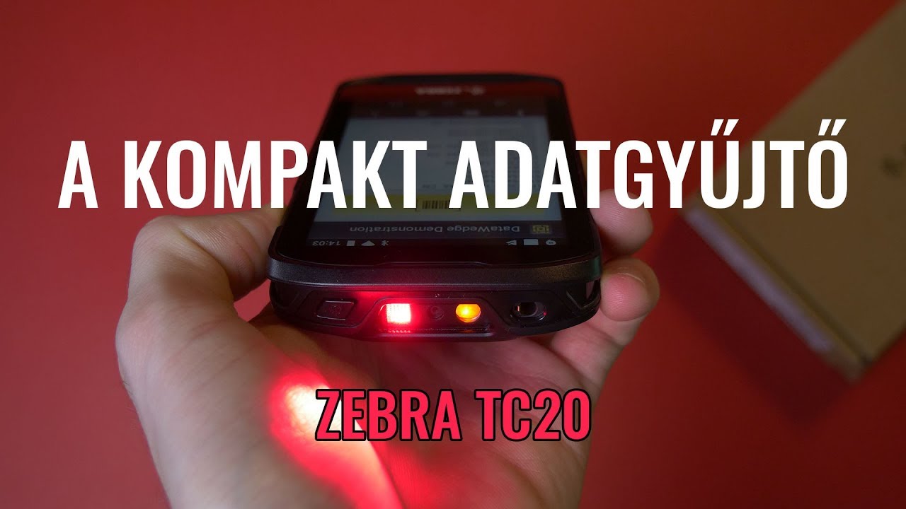 Zebra TC20 bemutató - a kompakt adatgyűjtő