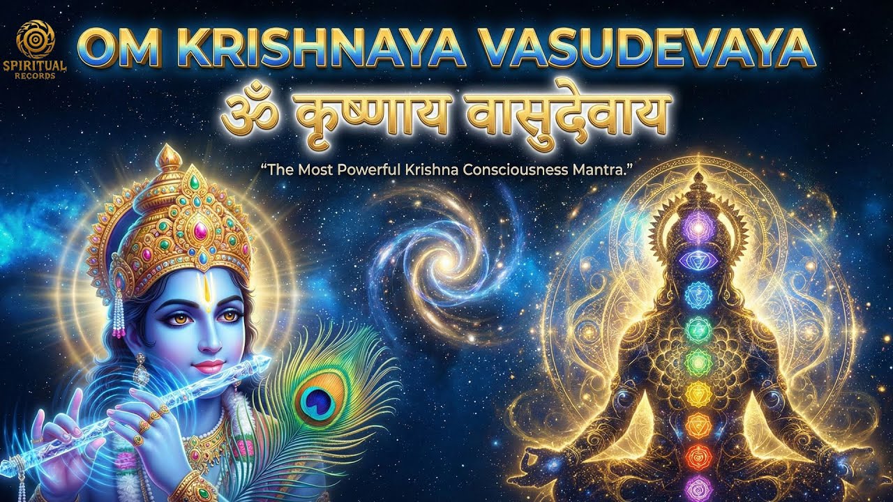 🕉️ ॐ कृष्णाय वासुदेवाय | Most Powerful Mantra for Devotion, Focus & Inner Healing | Chant Daily