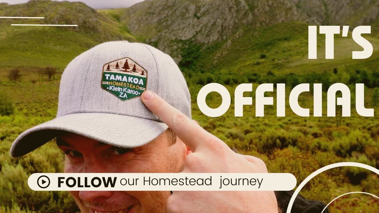 It's official!!! We own our Klein Karoo homestead land...