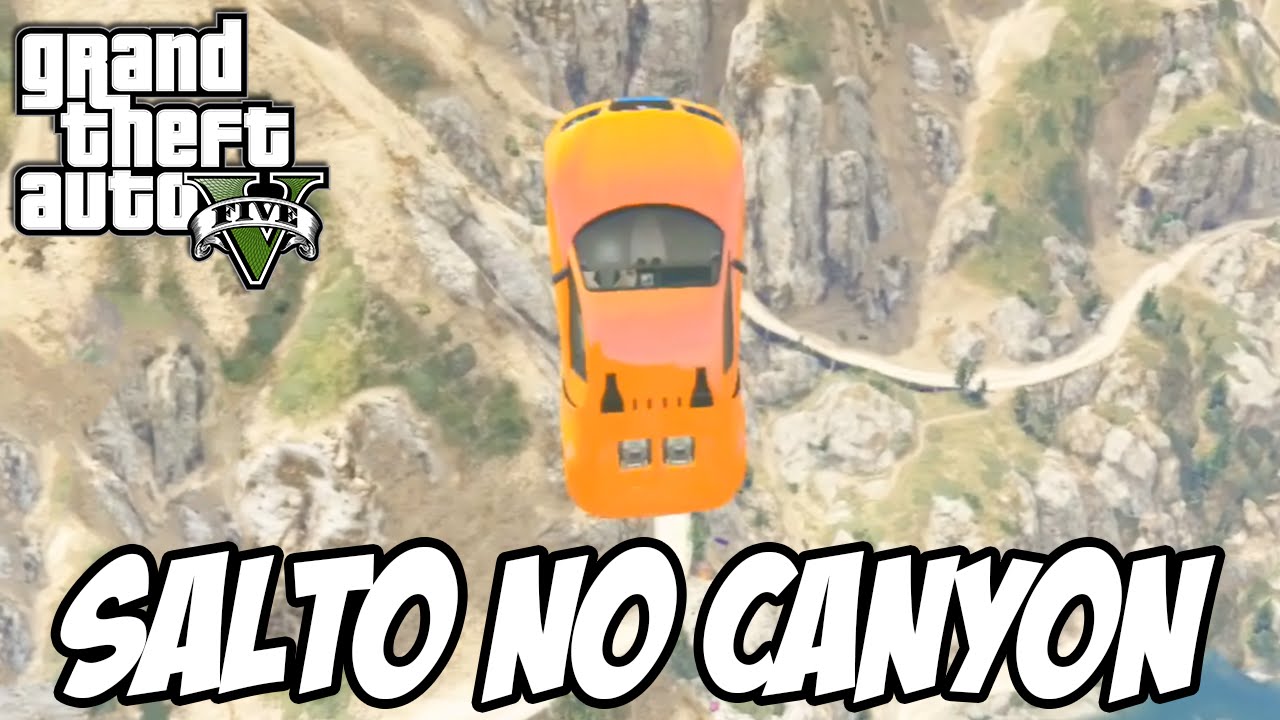 GTA V - Salto GIGANTE sobre o CANYON