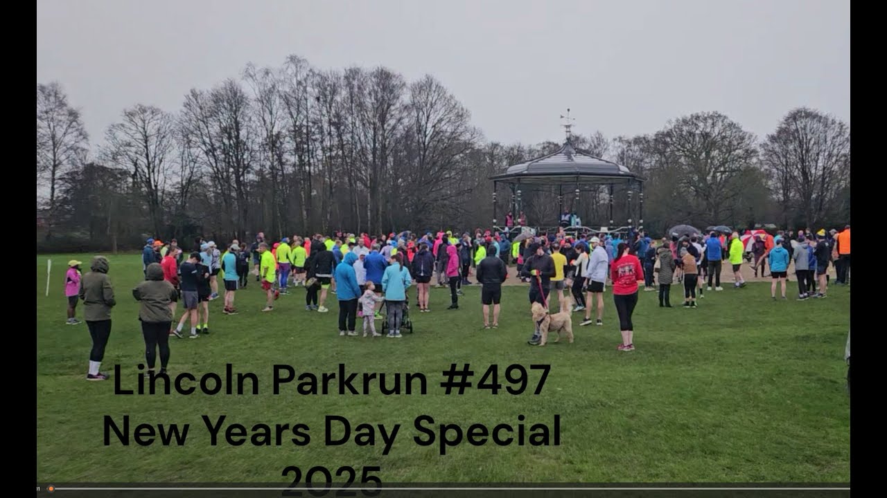 Lincoln Parkrun #497 New Years Day 2025 Special parkFun