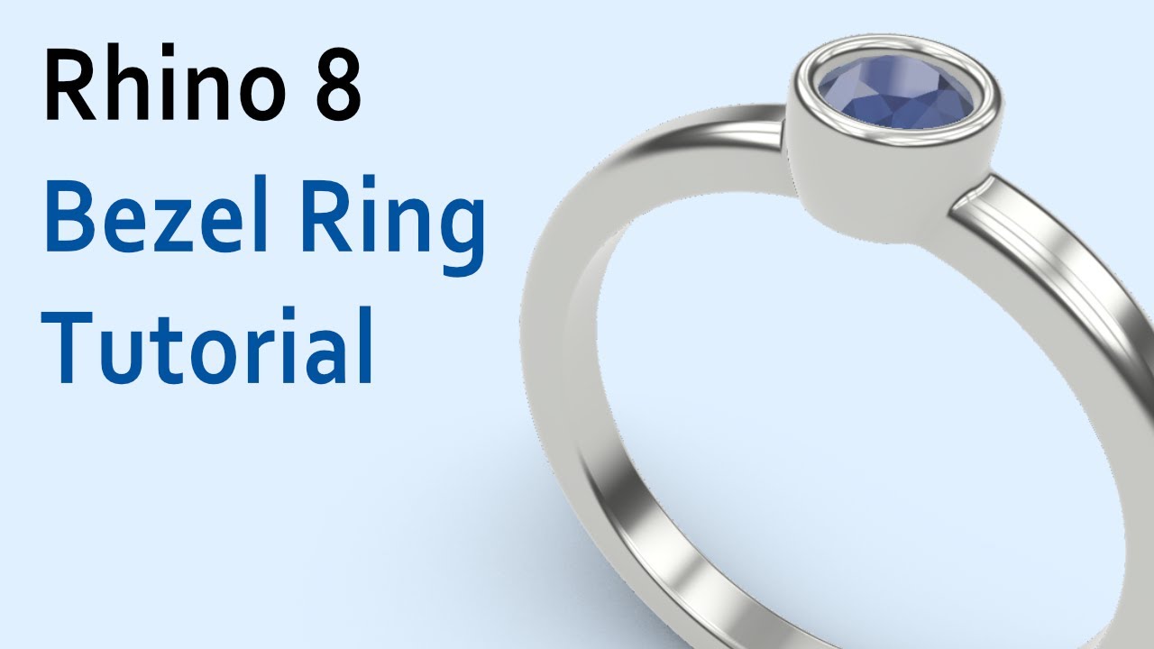Rhino 8: Bezel Ring Tutorial