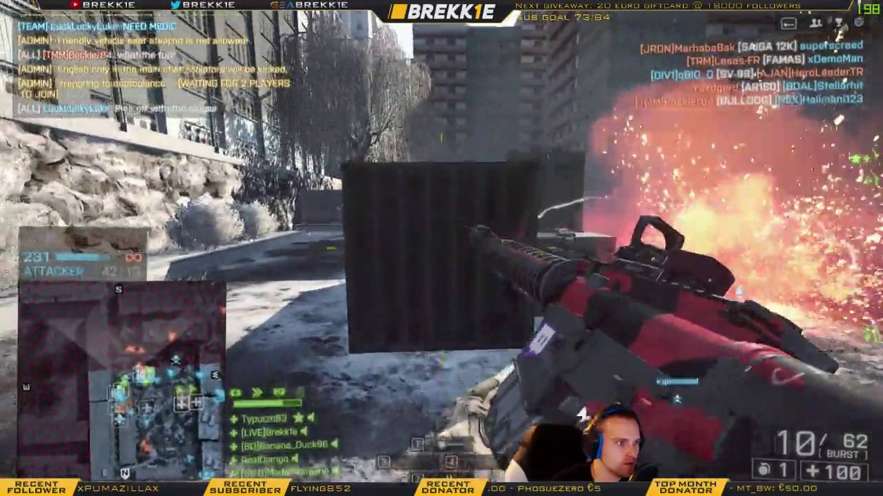 BF4: Twitch Round Highlight - Rush Propaganda 58-7 MVP