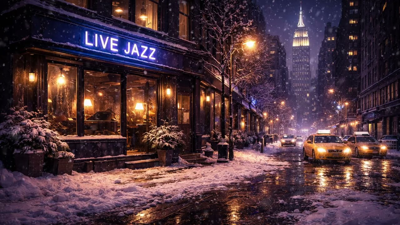 Ambient  Lo-Fi Jazz 🎷❄️(2 Hours) | Late Shift Jazz