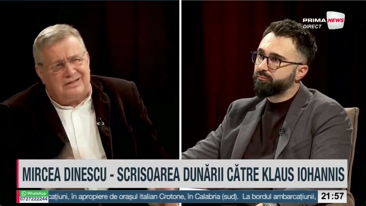 Mircea Dinescu - scrisoarea Dunării pentru Klaus Iohannis