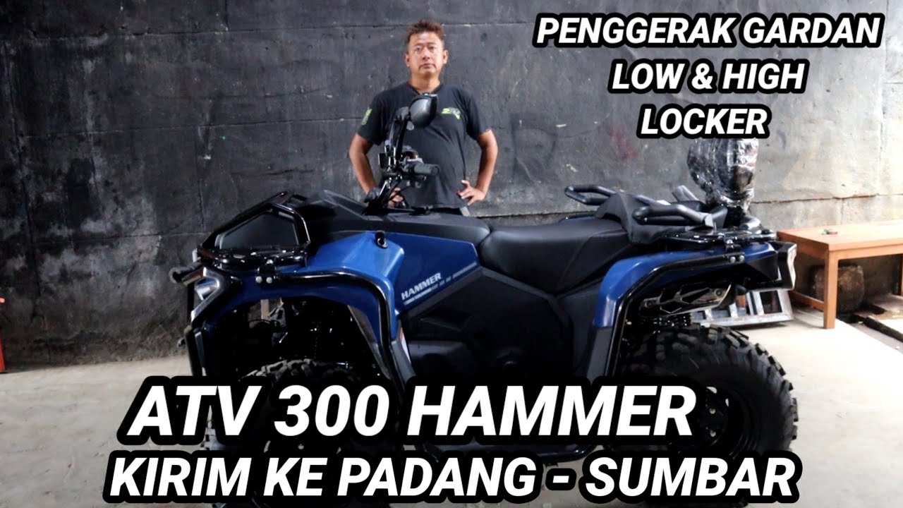 Приводной мост ATV 300 Hammer отправлен в Паданг, Западная Суматра