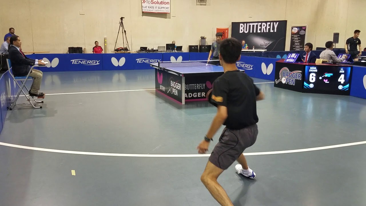 Jian Li (2659) vs Zixiang  Meng (2521) - Open Singles (1/8)