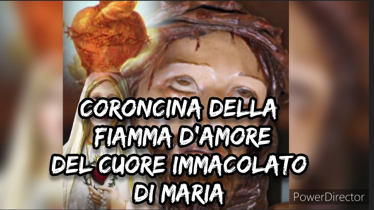 CORONCINA DELLA FIAMMA D'AMORE DEL CUORE IMMACOLATO DI MARIA