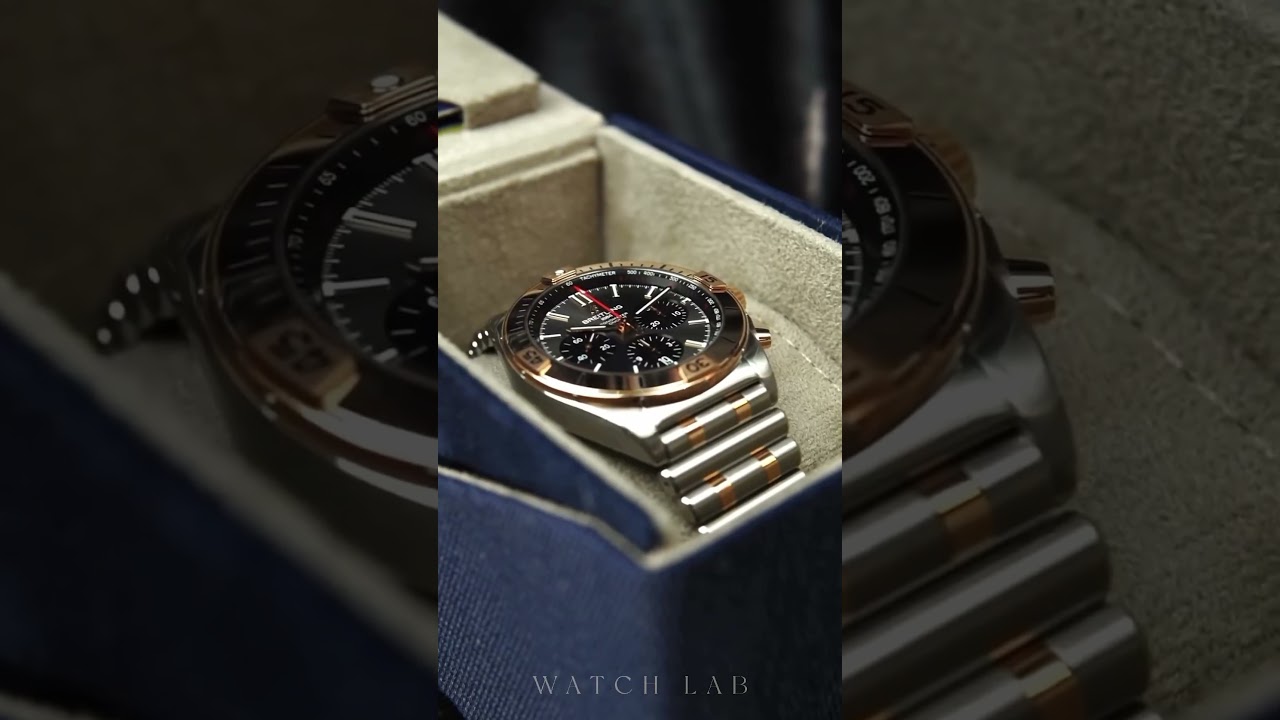 CHRONOMAT B01 STEEL & GOLD ANTHRACITE 42mm #UB0134101B1U1  📲+971507950622  instagram: @watchlab_dxb