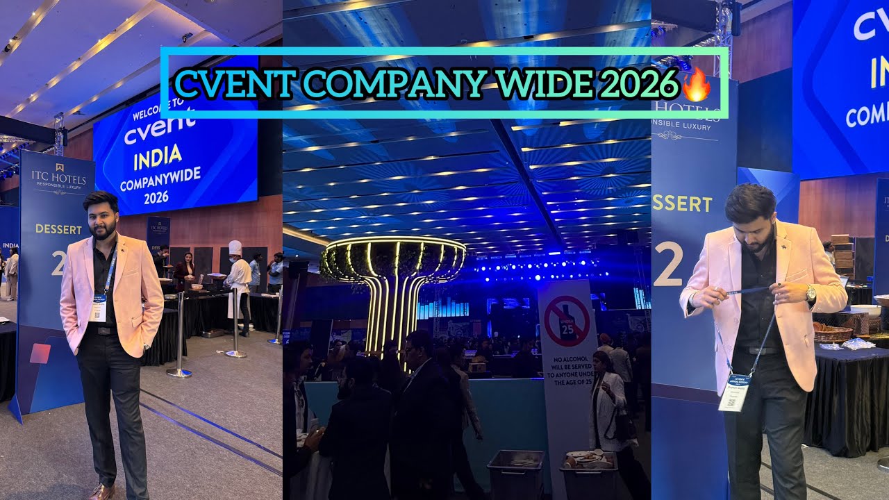 Cvent Company Wide 2026 full vlog|| My first Company wide ❤️🔥