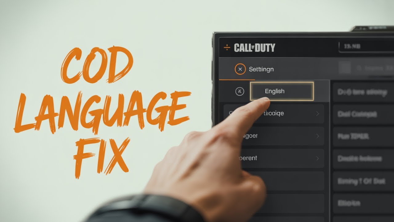 how to change your language from arabic or any other language to english in cod mw 123 100% working