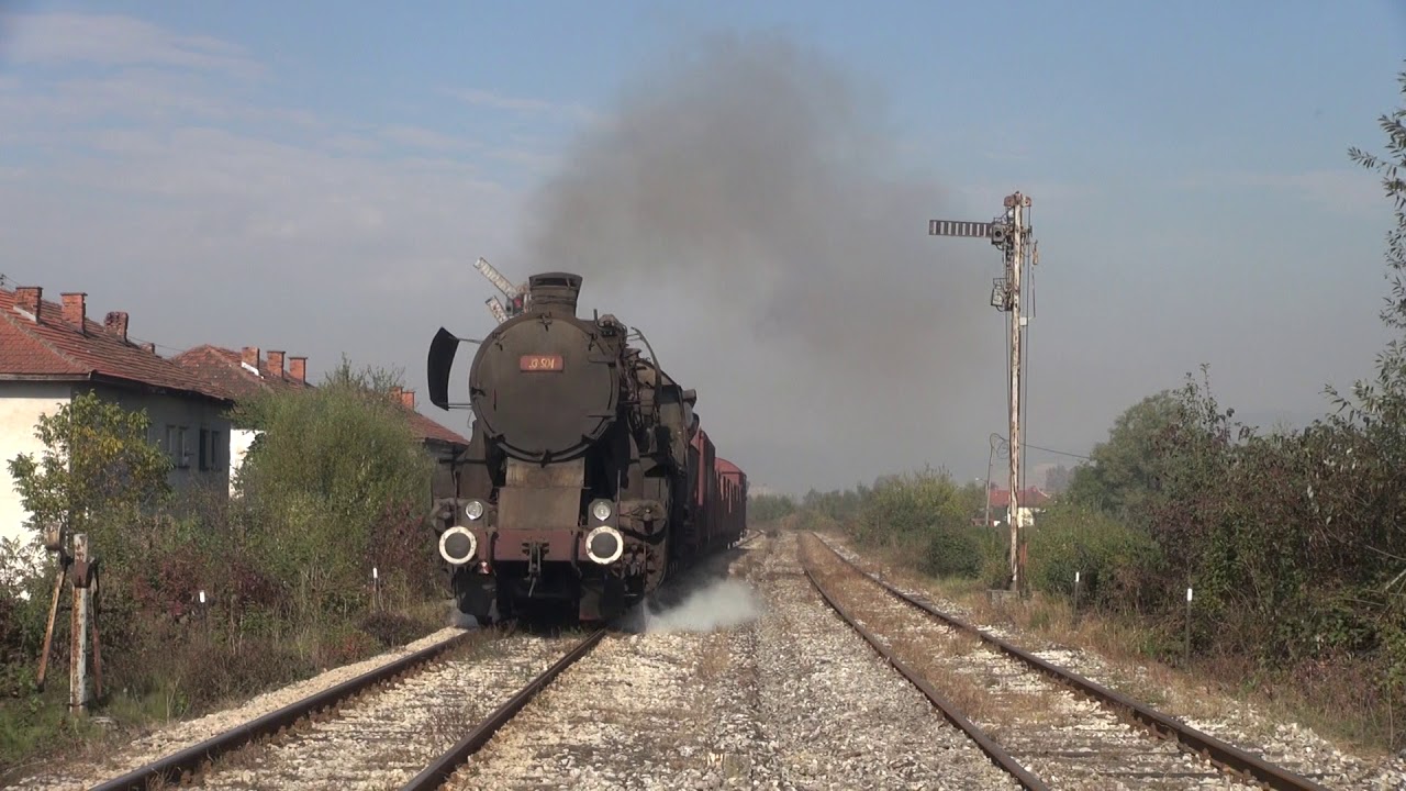 Steam of Tuzla Coal Mines Railway (Bosnia/Herzegovina)(Oct.,2018) 1  ツズラ炭鉱鉄道の蒸気機関車(ボスニア・ヘルツェゴビナ)　1