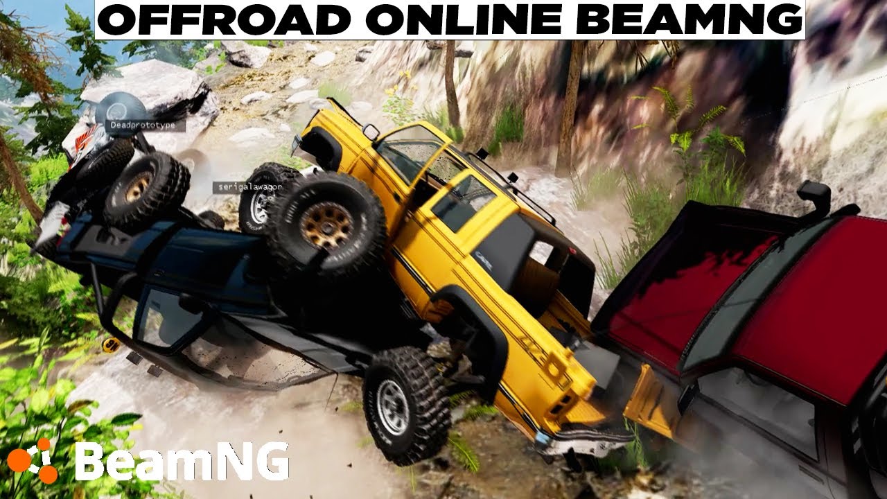 Nontonin Mobil Kuning Naik Gunung 😅😅 BeamNG Drive Gameplay Indonesia