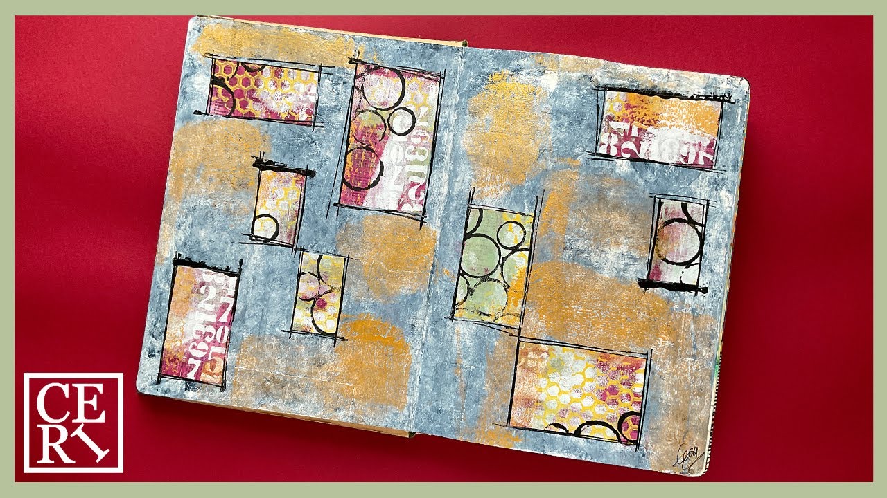 My First Completed Art Journal Flip through