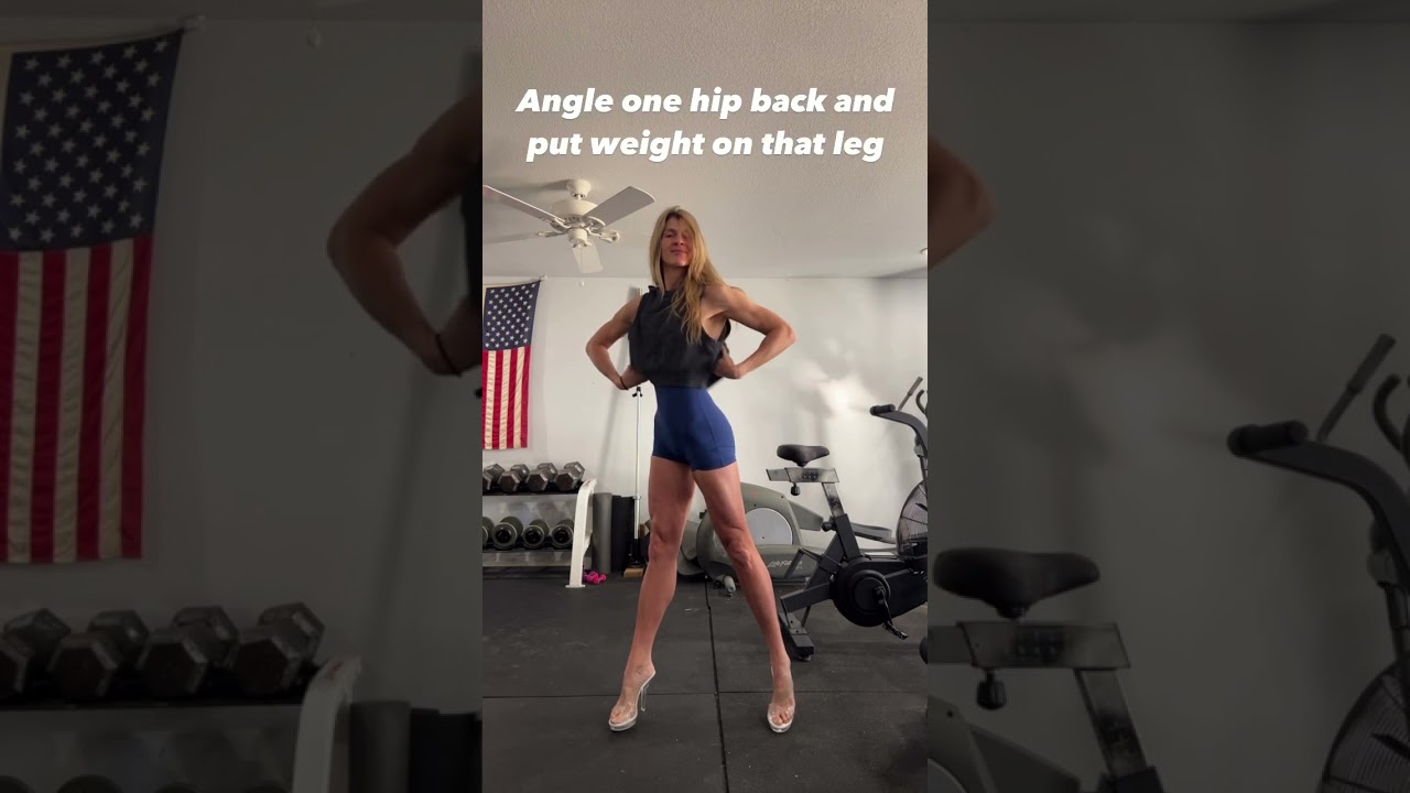 Fit Model Division posing (front pose)