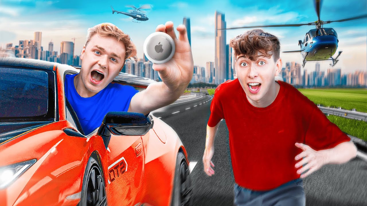 Extrem AIRTAG FANGEN in Lambo (mit Finnel)