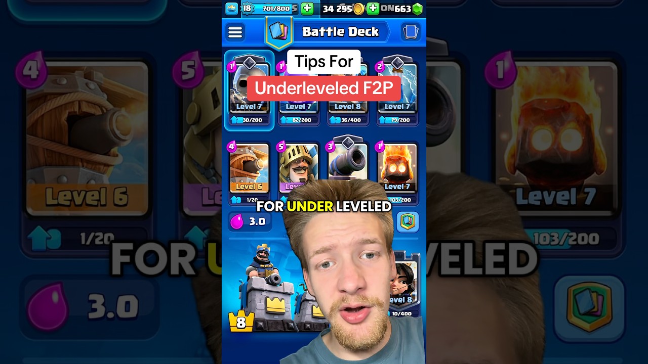 F2P tips for climbing ladder #clashroyale #clashroyaleshorts #supercell