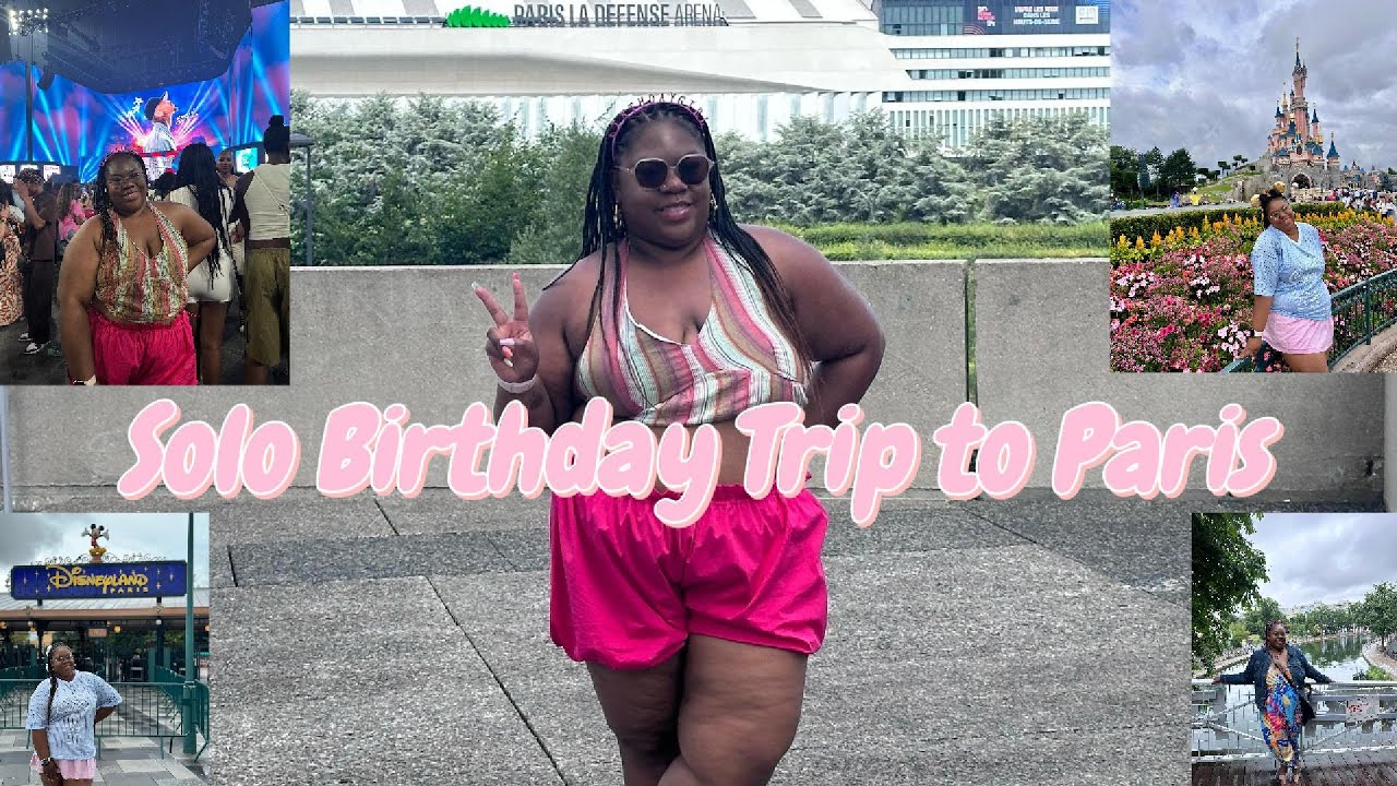 Solo Birthday Trip to Paris 🇫🇷 | Concert Night, Food Tour & Disneyland Paris