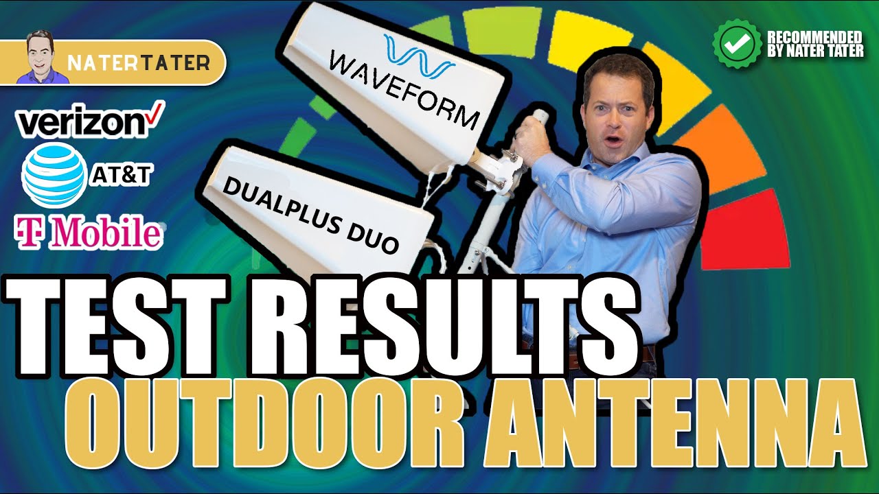 ✅Test Results! Waveform's New 5G DualPlus Duo! T-Mobile AT&T Verizon- MIMO Outdoor Cellular Antenna