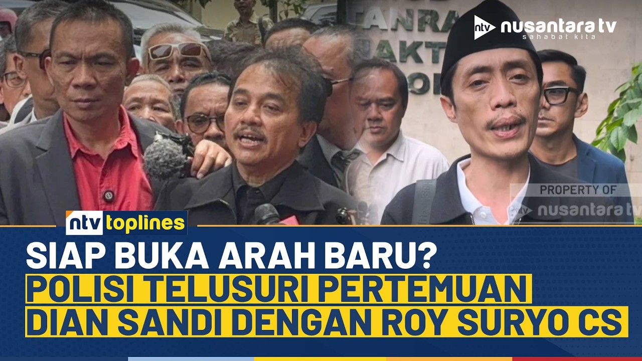Pengunggah Awal Ijazah Jokowi di X, Dian Sandi Diperiksa Polisi, Terkuak Fakta Baru? | NTV TOPLINES