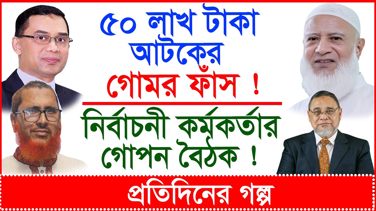 Breaking:৫০ লাখ টাকা আটকের গোমর ফাঁস ! নির্বাচনী কর্মকর্তার গোপন বৈঠক ! |প্র.গল্প |@Changetvpress