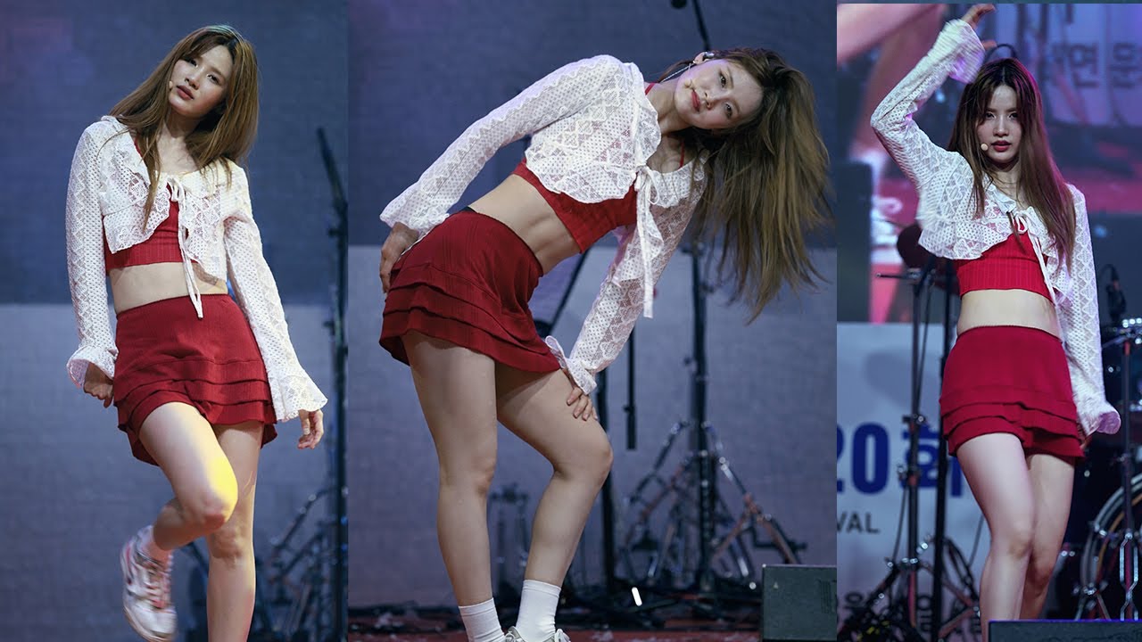 240802 | 아이칠린 ICHILLIN | 지윤 JIYOON 직캠 | La Luna | 화천 토마토 축제  | 4K60P