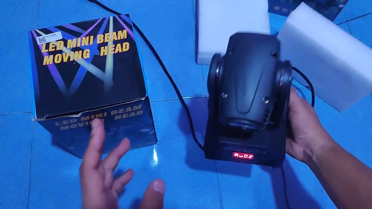Lampu LED Mini Moving Head lampu 600 ribuan