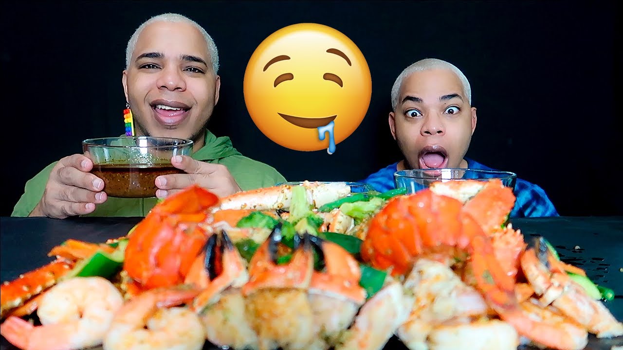 SEAFOOD BOIL SPREAD MUKBANG (PUERTO PLATA) 🦀🦞🍤🥦🥕🥒 + BLOVES SMACKALICIOUS SAUCE