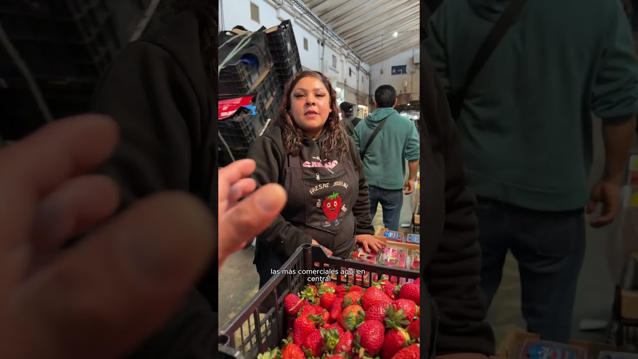 Negocio Fresero en la Central de Abasto de la Ciudad de M&eacute;xico.