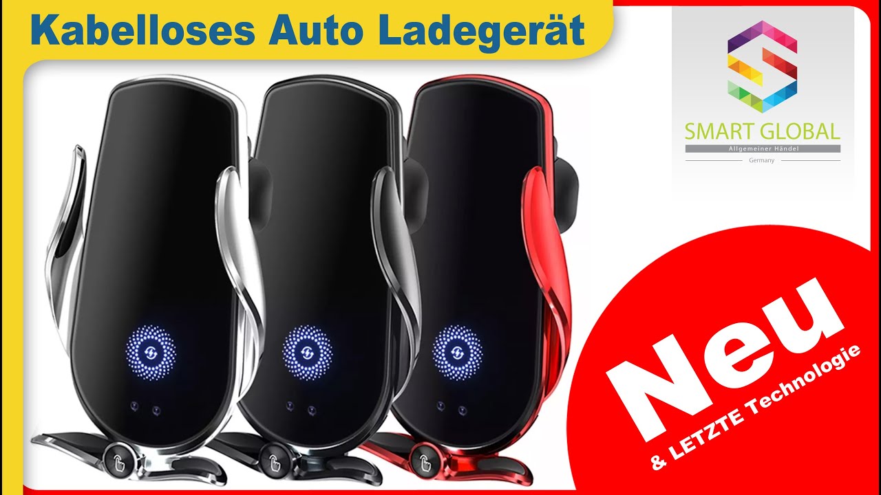 #smart  #global  Kabelloses Auto Ladeger&auml;t, Automatische Sense Klemmung 15W Kabellose Kfz-Ladeger