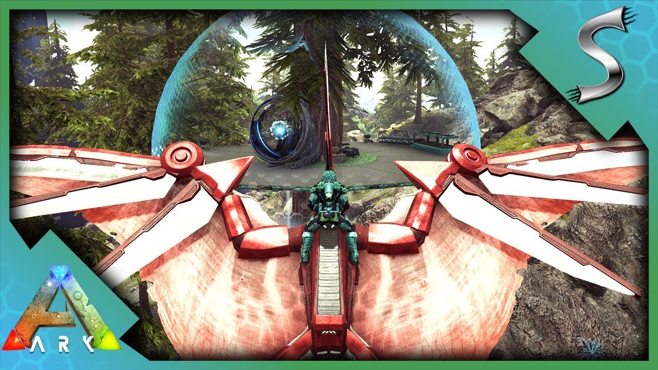 TEK TREEHOUSE OUTPOST! TREE PLATFORM WITH A BUILT IN SHIELD! - Ark: Survival Evolved [S3E129]