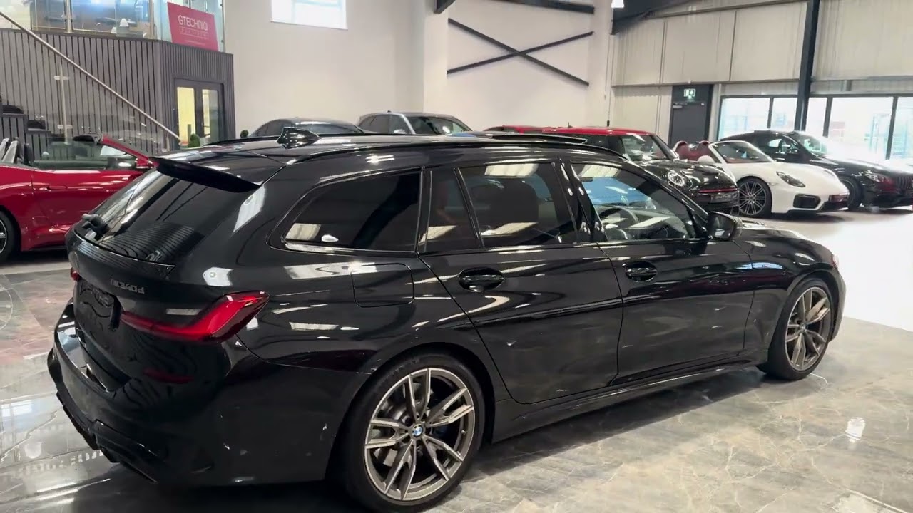 BMW 3 серии M340d 2020 года — черный сапфировый металлик