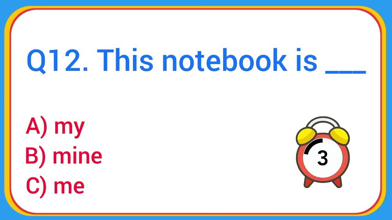 Grammar Quiz 20 
