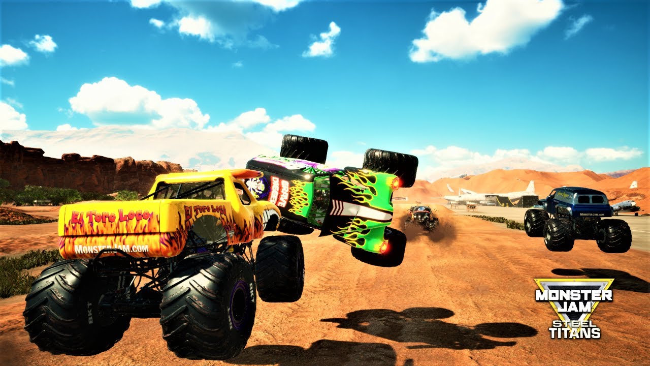 Monster Jam Steel Titans Fails Funny Moments & Glitches