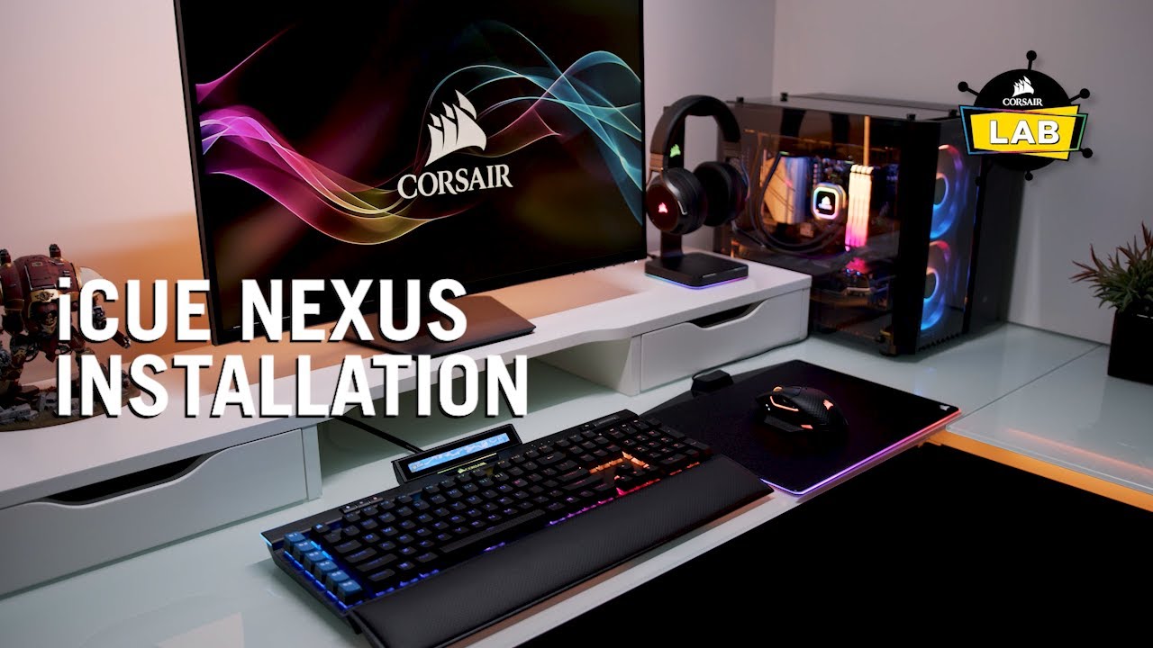 How To Set Up and Install the iCUE NEXUS Companion Touchscreen