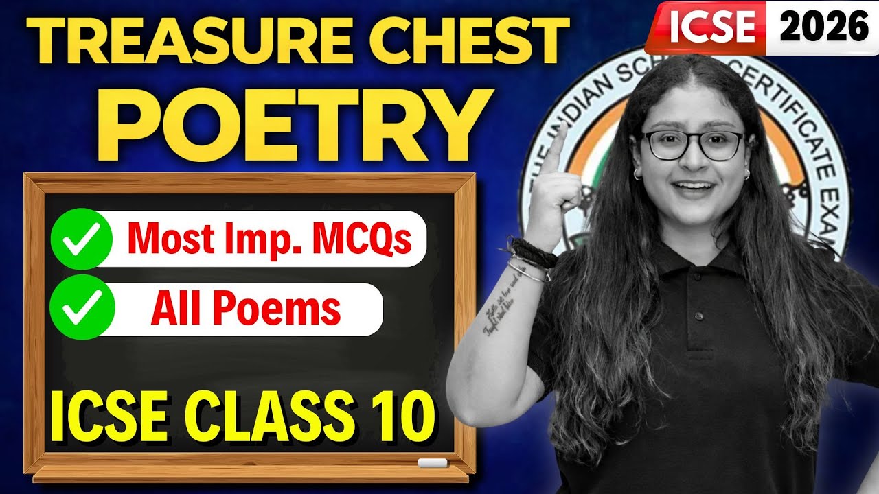 ICSE Class 10 English | Treasure Chest - Poem | MCQs 🔥 Most Important Questions | ICSE 2026