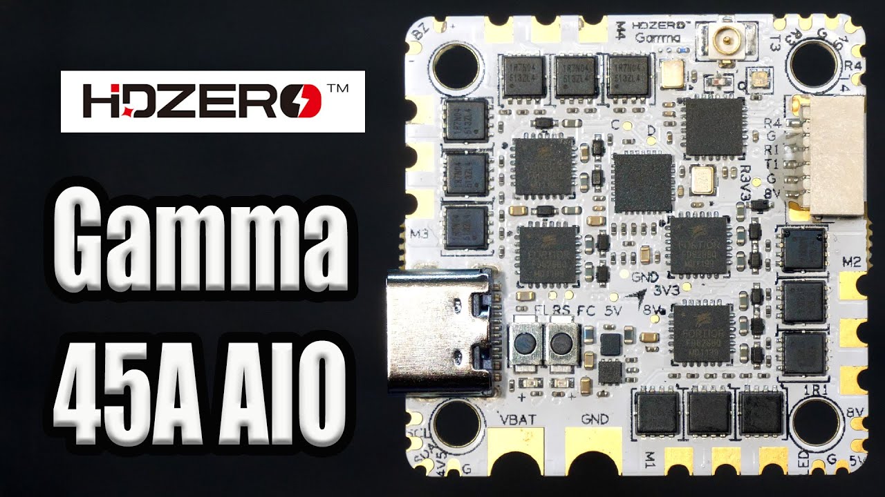 HDZero Gamma 45A AIO - An AIO For All Digital Systems!