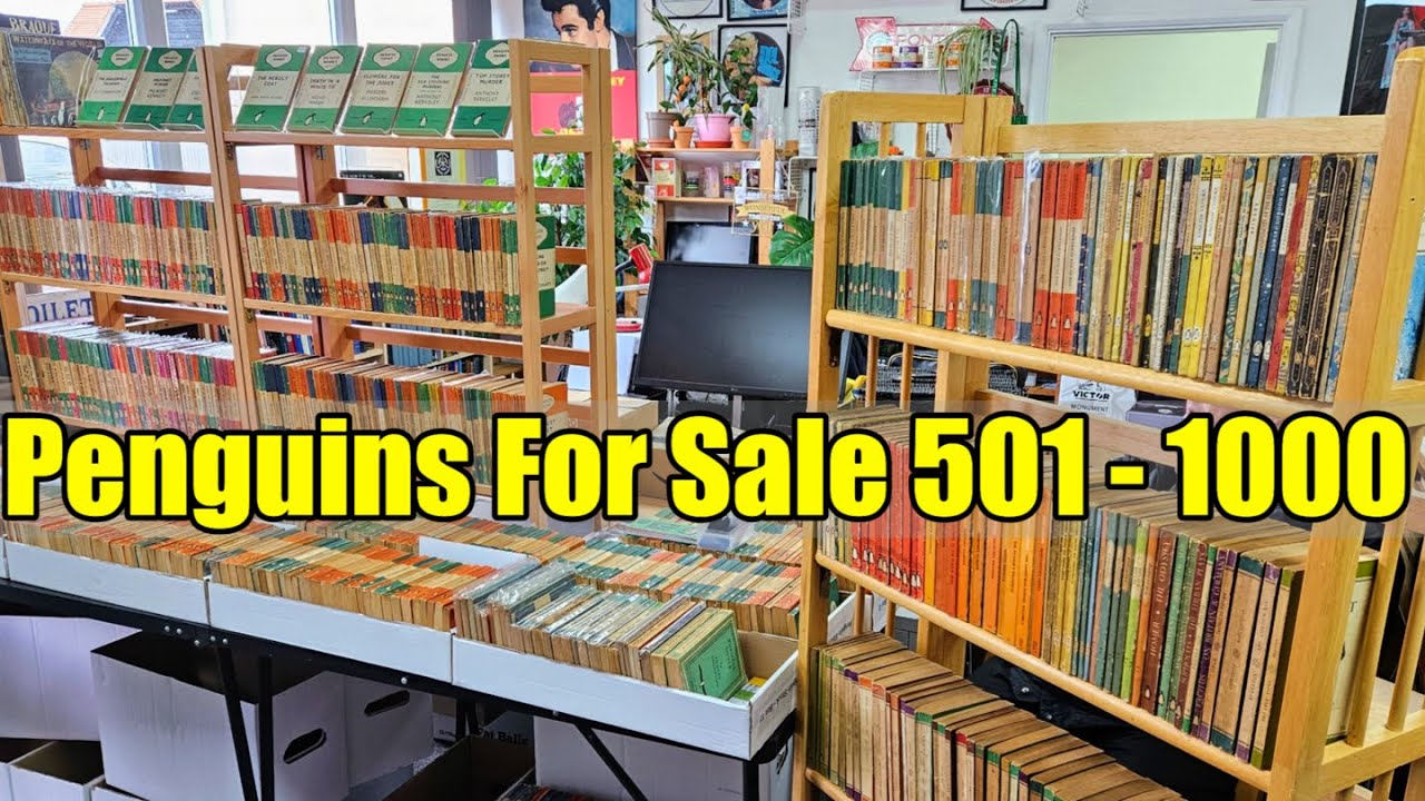 Beautiful - Vintage Penguin Books For Sale - Main Series - Numbers 501 to 1000 - All 1st Editions