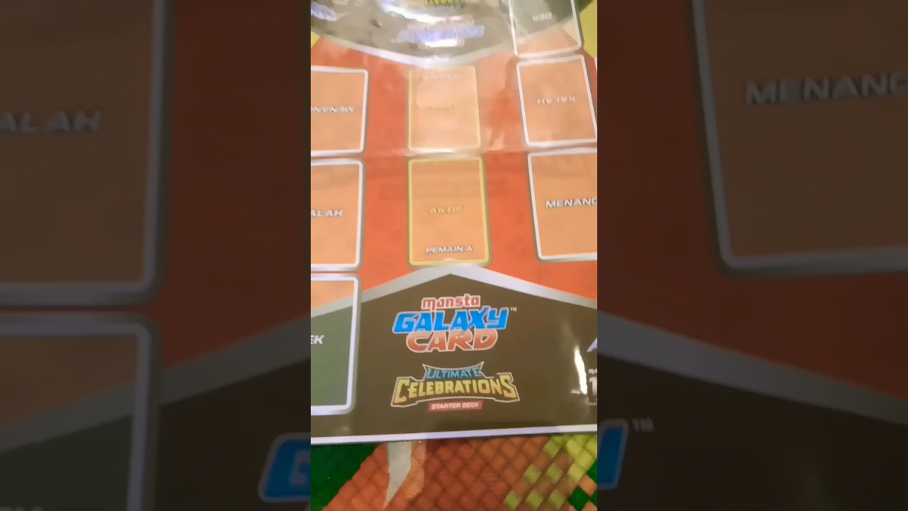 Monsta galaxy card arena mat ini di print ya guys bisa lihat di YouTube nya azezax ya guys