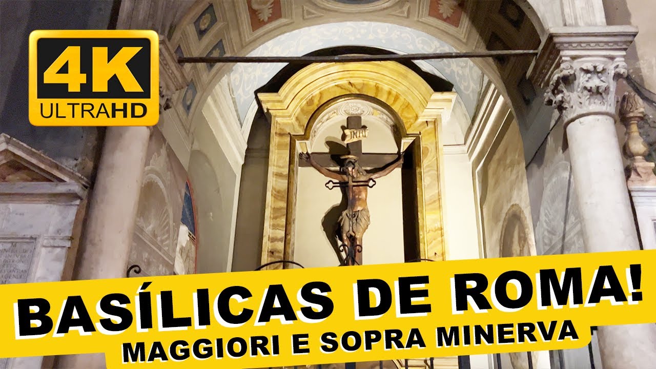 [VLOG] AS IMPRESSIONANTES BASÍLICAS SANTA MARIA MAGGIORE E SOPRA MINERVA EM ROMA!